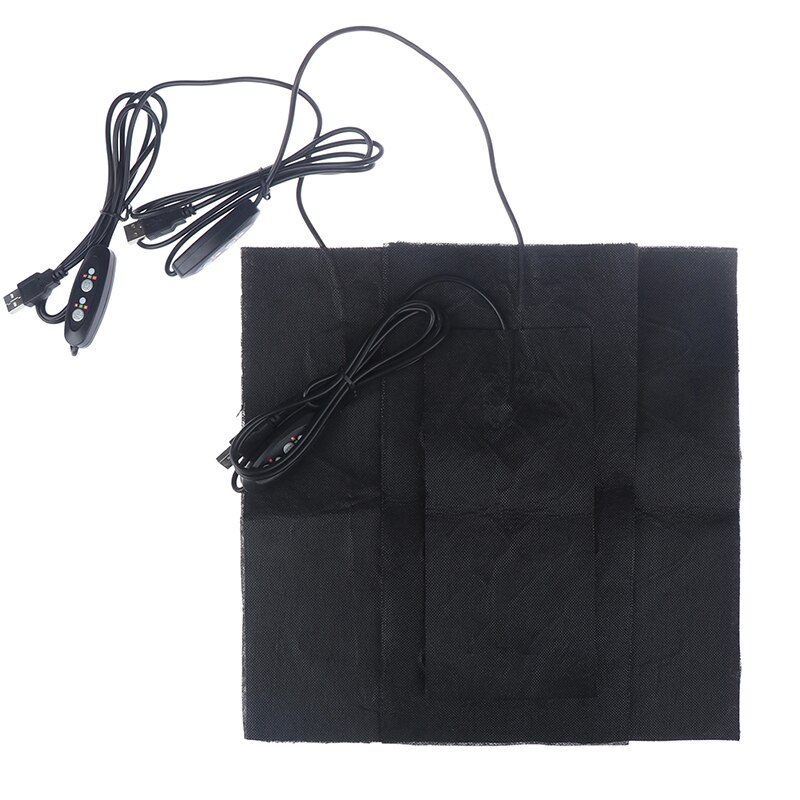 USB Warme Einfügen Pads Schnell-Heizung Kohlenstoff Faser Heizung Pad Sicher Tragbare Heizung Wärmer Pad Für Tuch Weste Jacke schuhe Socken