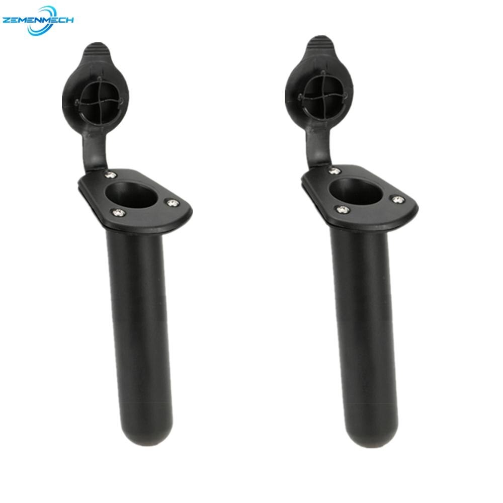 2Stck Angelrute Halfter Mit Kappe Abdeckung Dichtung Für Kajak Stiefel Kanu Marine Yacht Stehen Für Angelrute Gestell pesca Angeln angehen