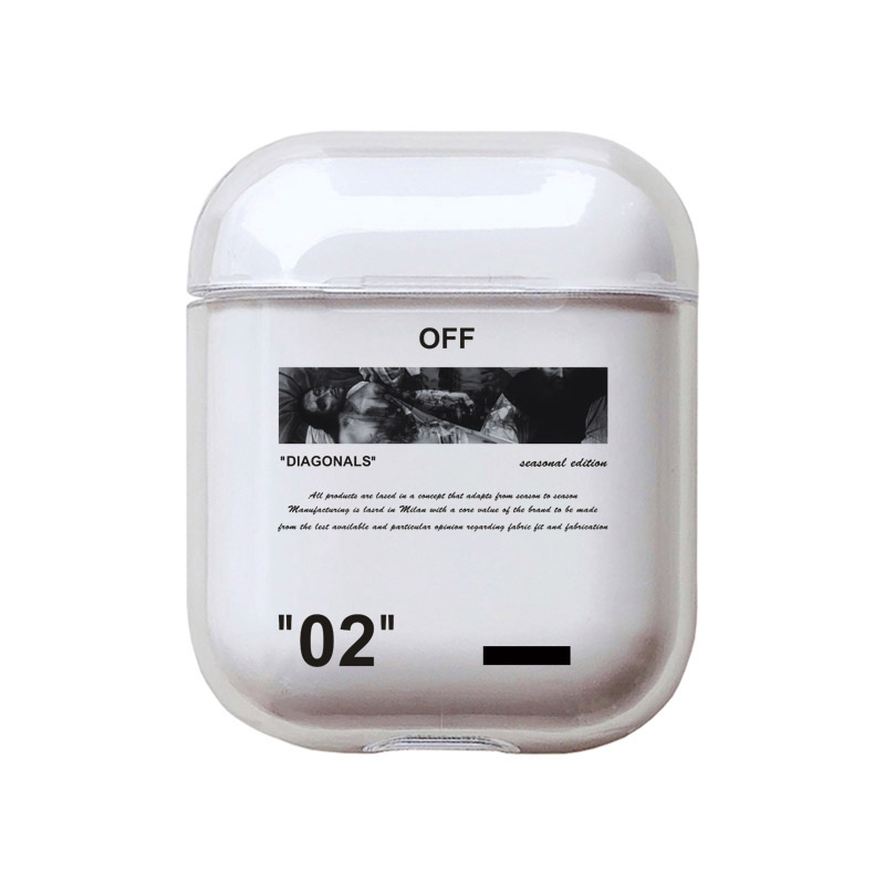 straße Buchstaben Harte fallen Für Airpods Profi fallen Luxus transparent Bluetooth Kopfhörer fallen Für Luft schoten 2 3 Headset fallen