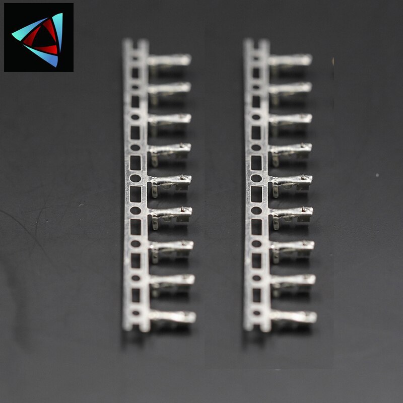 100 Stck 2,54mm Weibliche Dupont Jumper Draht Terminal Stecker Stifte crimpen Kupfer