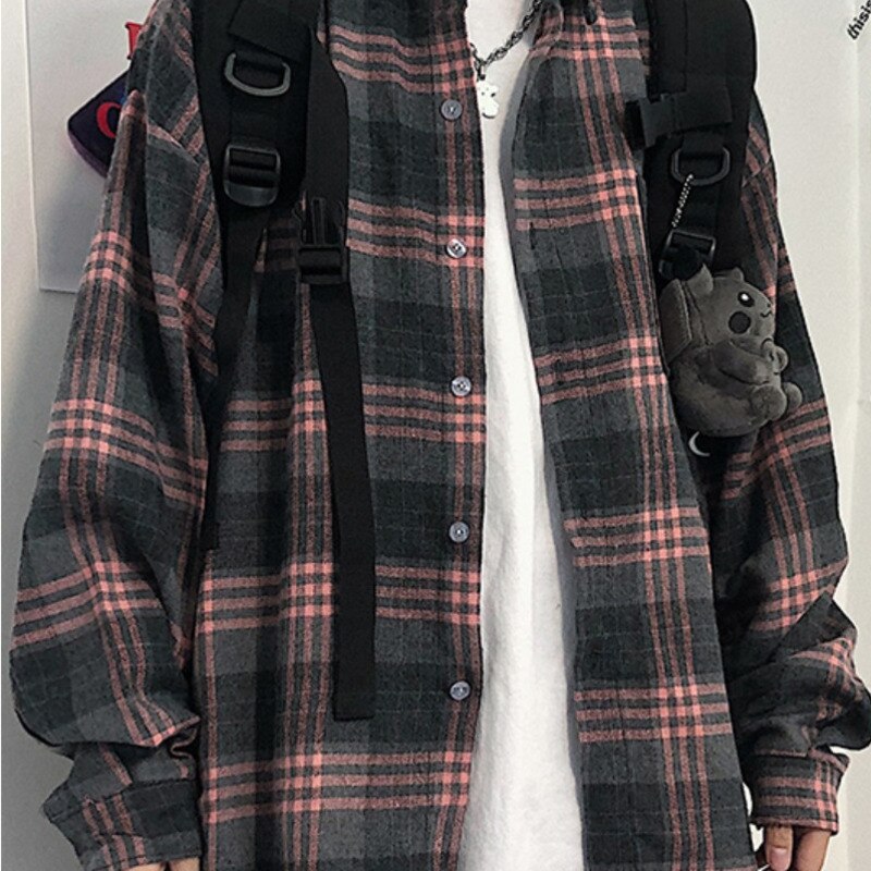 Frühjahr Kariertes Hemd männer retro lässig Shirt Männer Streetwear Wilden verlieren Langarm Hemden Herren M-XL Baumwolle Hemd