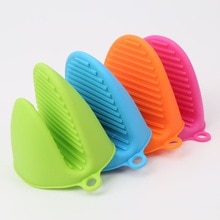 Silikon Anti-verbrühungen handschuhe Gericht Halfter küche isolierung tablett Erzähler schüssel backofen mit Hand Clip