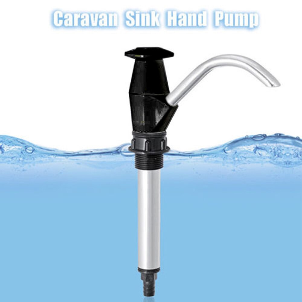 Wasser Pumpe Waschbecken Schwarz Hand klopfen Hand Pumpe Camping Boote Wohnwagen Waschbecken Wasser