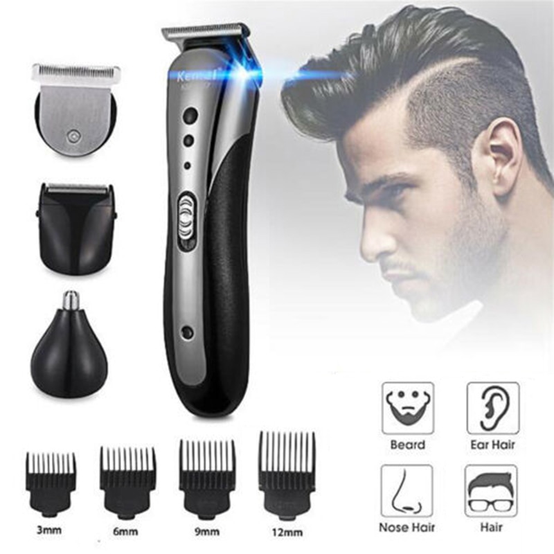 Multi-funktion Elektrische Männer kabellos Wasserdicht Wiederaufladbare Haar Haarschneidemaschine Rasierer Bart Nase Ohr Rasierer Haar Trimmer Styling Werkzeug