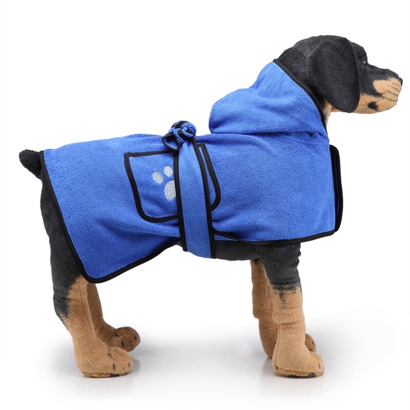 Hund Bademantel Haustier Hund Schlecht Handtuch für klein Mittel groß Hunde Mikrofaser Super Saugfähigen Haustier Trocknen Handtuch