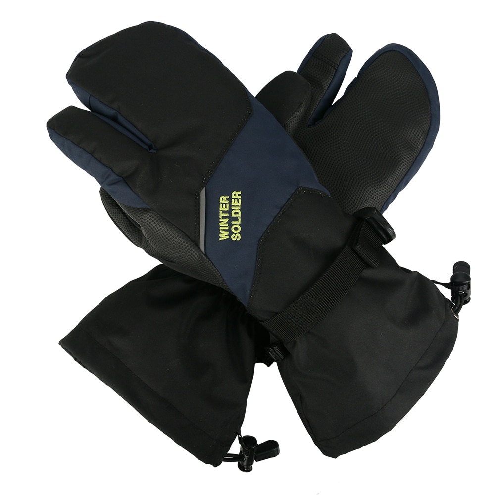 Thermische 3 Finger Touchscreen Ski Handschuhe Männer Frauen Winddicht Winter Warme Schnee Handschuhe Snowboard Handschuhe Wasserdicht Skifahren Reiten