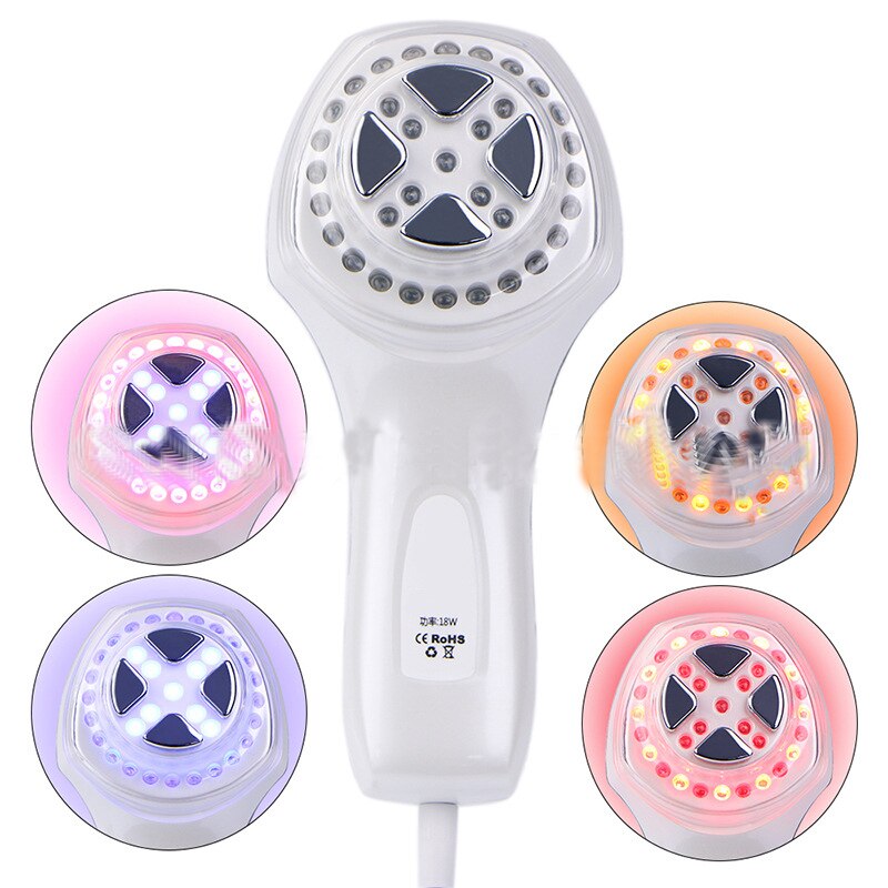 LED RF Photon Therapie Gesichts Haut Heben Verjüngung Vibration Gerät ems Ionen Mikrostrom Gesicht Dünne Gesicht Mesotherapie Massagegerät