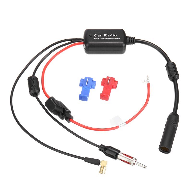 Universal- 9V-15V Auto Stereo Radio Antenne tupfen + FM Digitale Luft Verstärker Signal Booster Bausatz Auto antenne Radio Zubehör