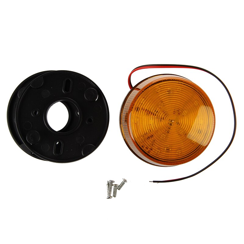 12V Sicherheit Alarm Strobe Signal Sicherheit Warnung Blau/verrotten Blinkende LED Licht Orange