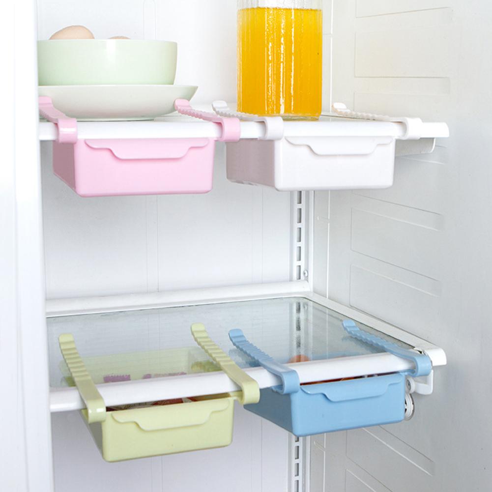 300ml Küche Lagerung Schubladen Kunststoff Lagerung Schublade Organizer Kühlschrank Rutsche Schublade Lebensmittel Lagerung Gestell Lebensmittel Container Lagerung Kasten