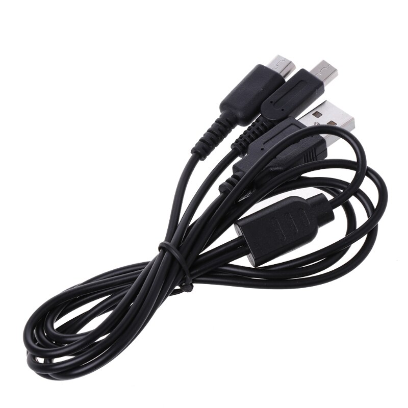 2-in-1 USB Energie Ladekabel Y-Splitter Kabel Für Nintendo 3DS NDSI DS Lite G6DD