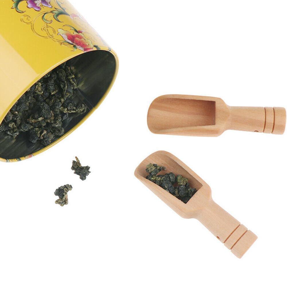 1pc Küche würzen Holz Pulver Löffel Werkzeuge Schlecht Dusche Spa Mini Werkzeug Schaufeln Waschmittel Salze Löffel Waschpulver Löffel s3P5