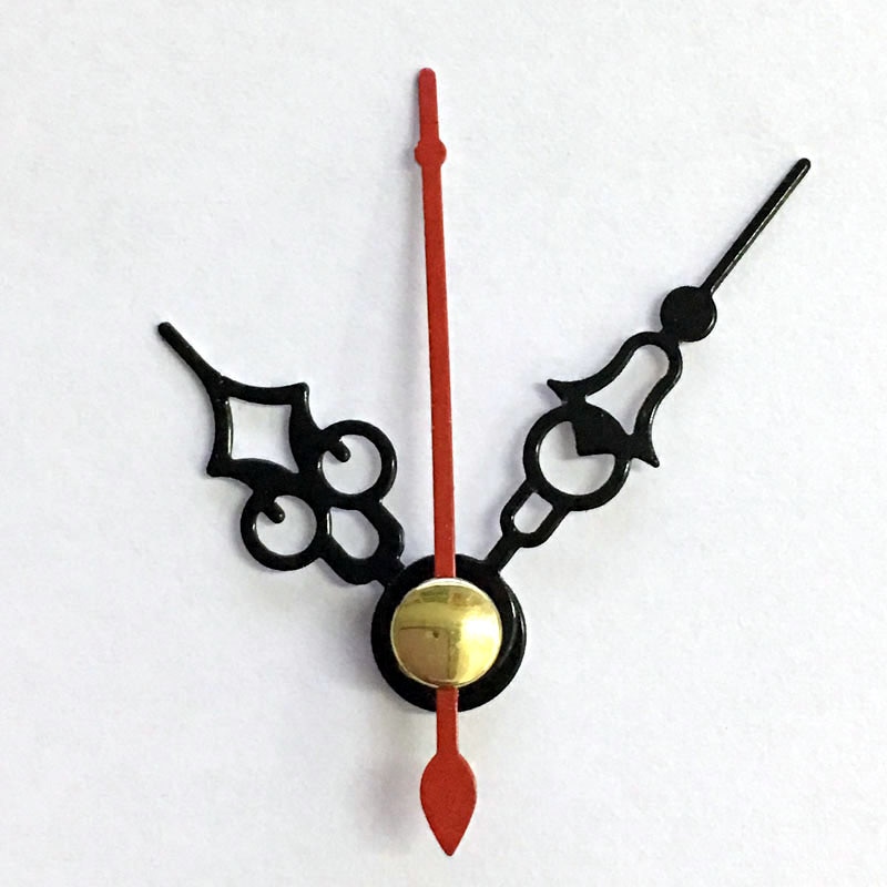 50 Quarzuhr Bewegung für Uhr Mechanismus Reparatur DIY uhr teile zubehör uhr nadel Nicht gebogen kurze uhr hände bz040