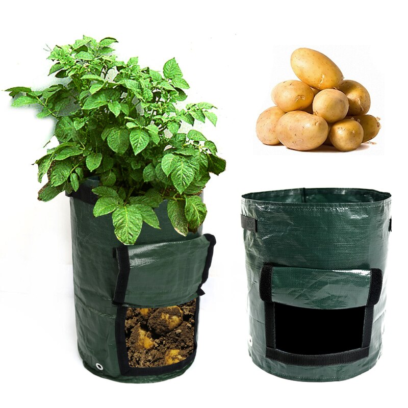 7-10 gallonen Große Anlage Sämling Wachsen Taschen Topf Heimat Garten Werkzeuge Kartoffel Erdbeere Stoff Gemüse Jardin Sämling Wachsenden töpfe