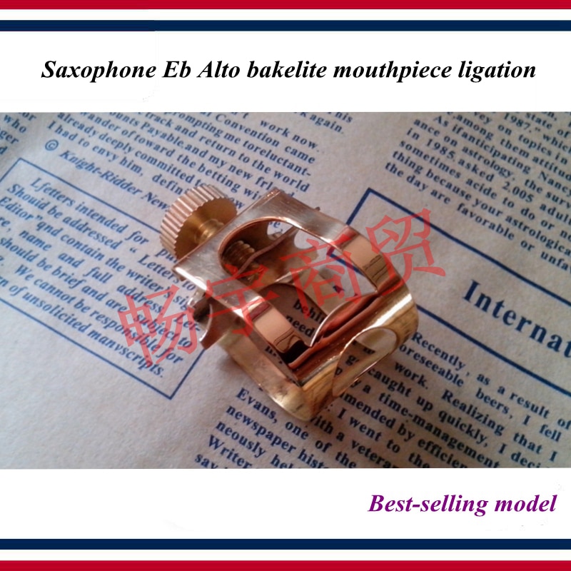 Saxophon zubehör Saxophon Sopran Eb Alt bakelit mundstück ligation Beste modell Saxophon teile