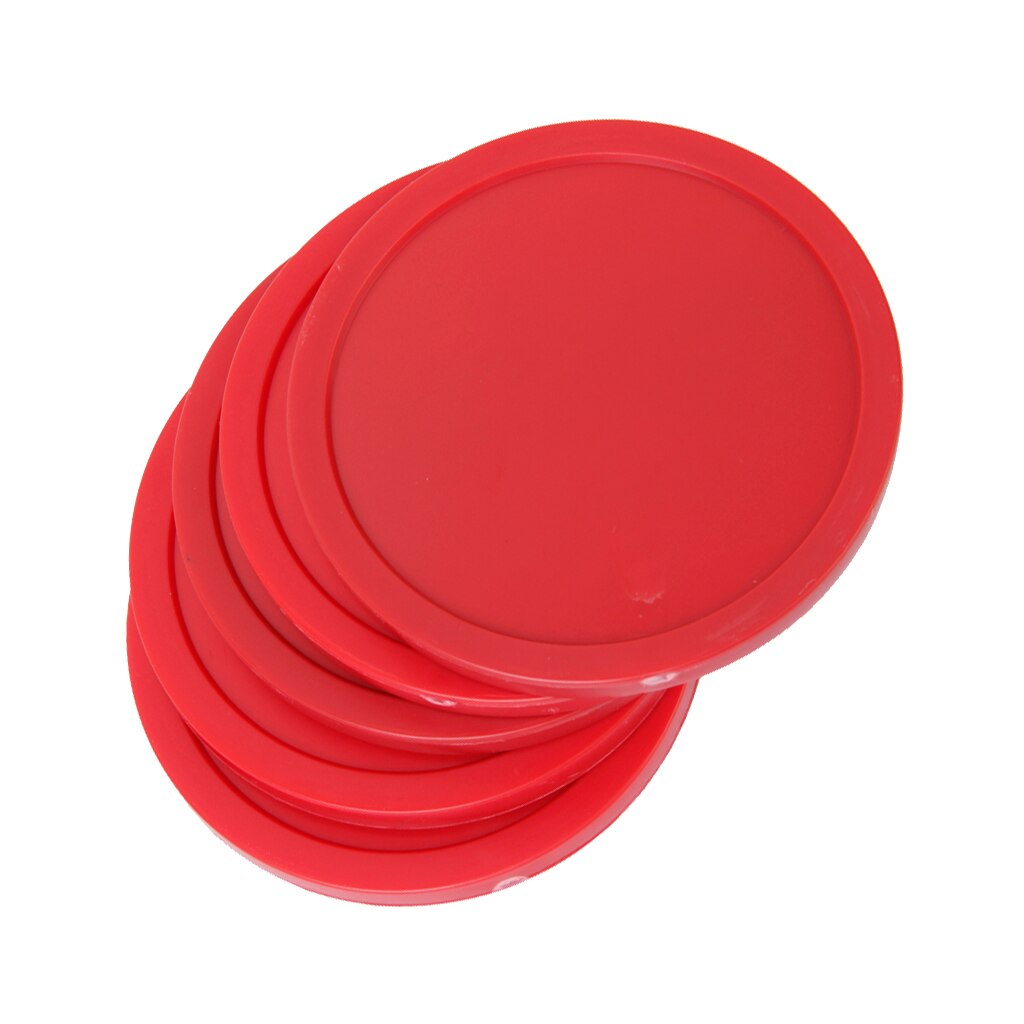 Luft Eishockey rot Ersatz Pucks 3.22 'für Spiel Tische, Ausrügestochen, Zubehör (4 Pack) -anzug für Heimat Arkade Verein etc