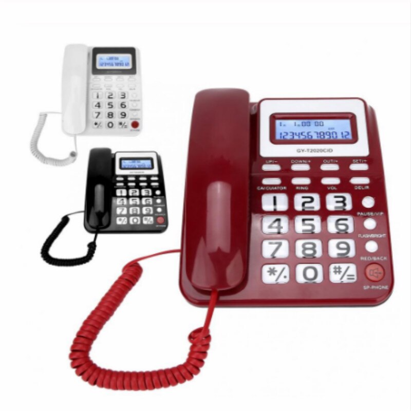 Telefon, anrufer Ich würde, Heimat-Sekretariat, batterie-freies weiß Telefon, anrufer Ich würde, Heimat-Sekretariat, batterie-freies weiß Verdrahteten Telefon mit
