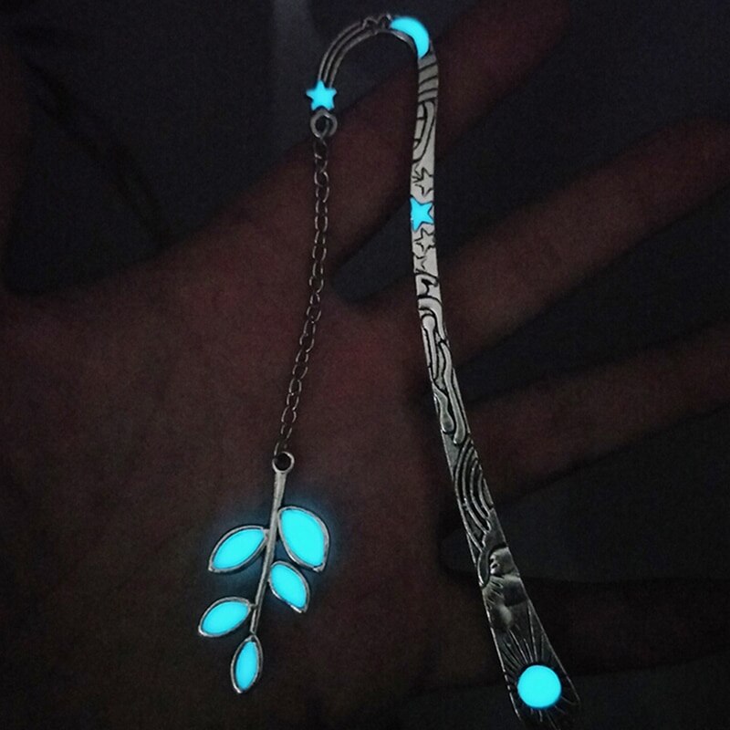 Buch Marker Leucht Lesezeichen Für Bücher Blätter Krone Etikett Lesen Hersteller Buch markieren Schreibwaren EINE B C 3 Arten Lesezeichen für Bücher