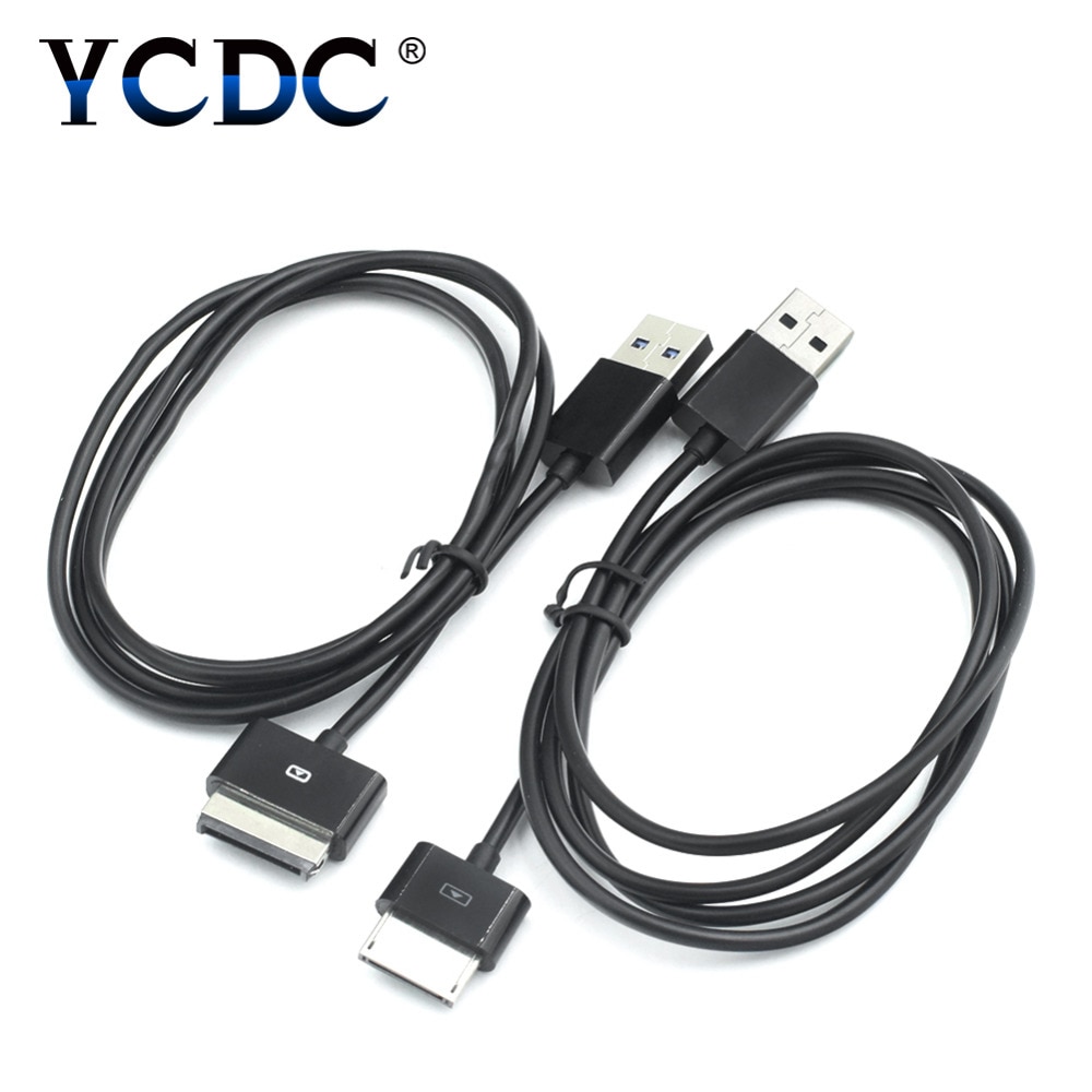 Schwarz 1m USB Datenkabel synchronisieren Ladekabel Für Asus Vivo Tab RT TF600 TF600T TF701T Für ASUS EEEPad transformator TF201 TF300
