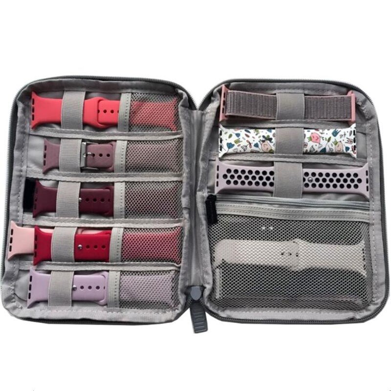 22,5 cmx17cmx2cm Tragbare Uhr Gurt Organizer Uhr Band Lagerung Tasche Armbinde Halfter Uhr Reise fallen Beutel für Männer Uhr