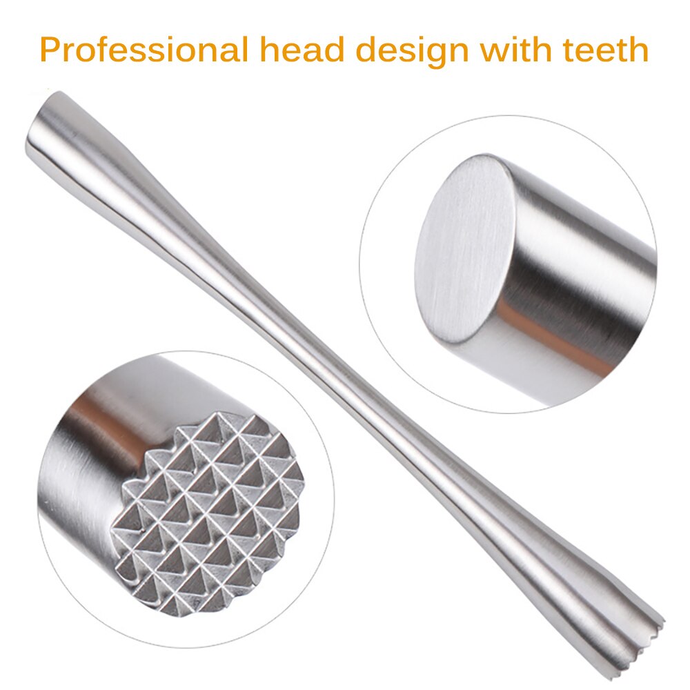 Eis zermalmen Stange Edelstahl Eis zermalmen Stange Cocktail Muddler Swizzle Stock Bar DIY Eis Brecher Stange Hammer Barmann Bar
