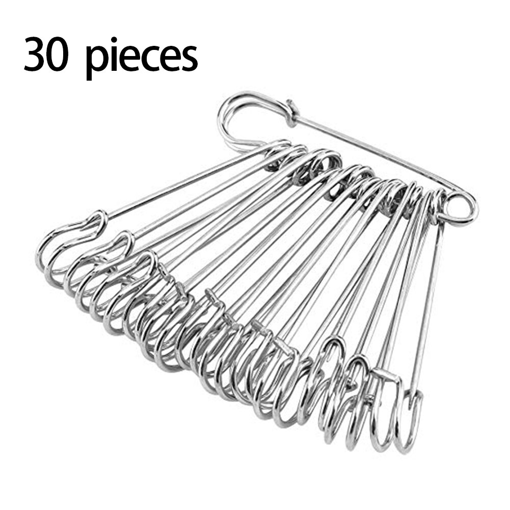 30Stck Edelstahl Sicherheit Stifte DIY NäHenne Werkzeuge Zubehör Nadeln Große Sicherheit Stift Kleine Brosche Bekleidung Zubehör