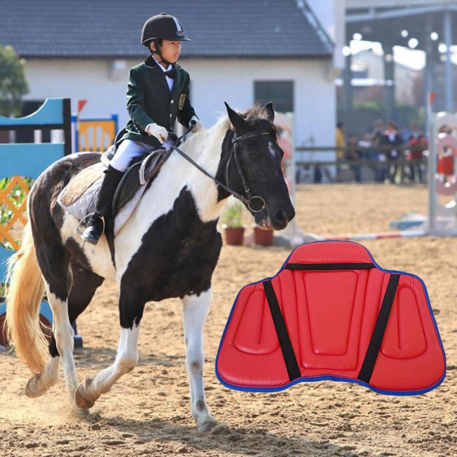Außen Reit PU Sattel Pad Atmungsaktive Sitzkissen Reiten gepolstert