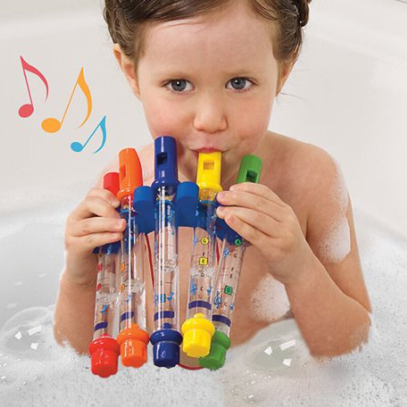 einstellen von 5 Wasser Flözehn Musik Lied Blätter Instrumente freundlicher Spaß freundlicher Schlecht Spielzeug Spaß Musik Klingt Baby Dusche Schlecht spielzeug