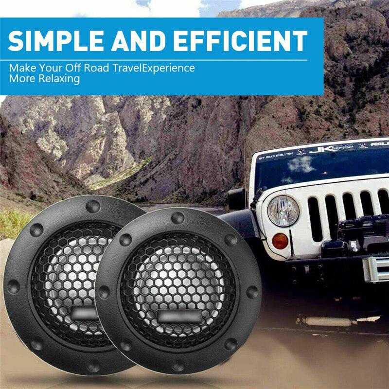 2Stck Auto Hochtöner Lautsprecher Auto Audio- Seide Film Auto Horn 180W Schrillen Audio- Lautsprecher Auto Audio- änderung