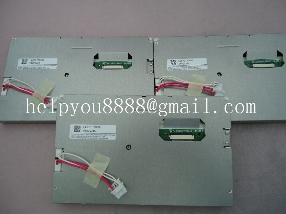 Neue 7Zoll LCD Anzeige LQ070T5DR02 LQ070T5DR06 LQ070T5DR01 für AUdIA6 A6L Q7 A8 MMI 2G Auto GPS Navigation lcd Monitor