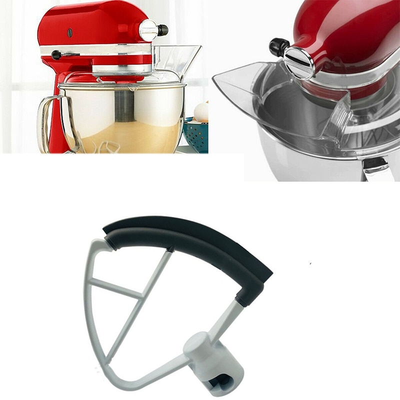 oben Gießen Schild & biegen Rand Schläger/Stand-Rührgerät Teile für KitchenAid 4,5-5 Qt mit biegen Rand Schüssel Schaber