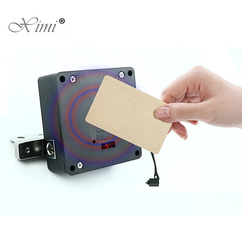 Gute Quanity HM-L211 unsichtbar Versteckte Schrank Schublade Sperre Schließfach 125 KHz RFID Ich würde em Karte Schrank sperren Elektrische Schrank sperren