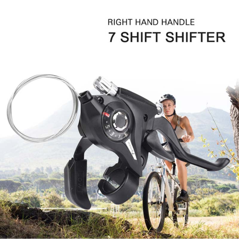 Fahrrad Schalthebel 3x7 21 Geschwindigkeit Bremse Rennrad Radfahren MTB Mountainbike Rabatt Bremshebel mit Schicht Kabel