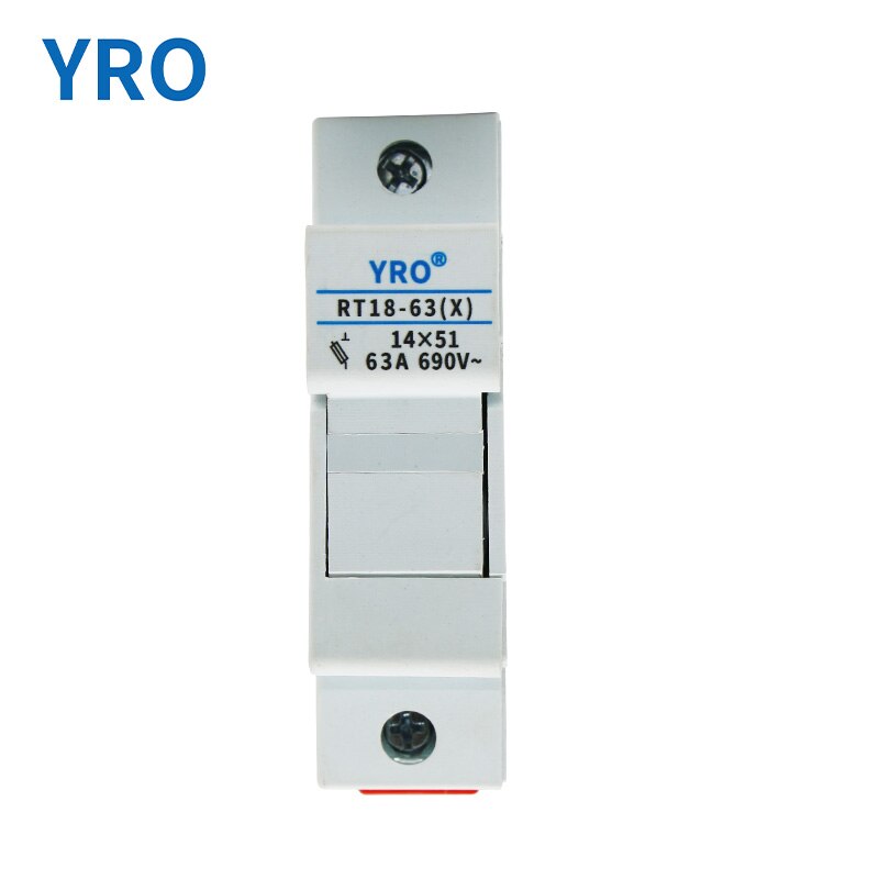 1PC YROPV-63 haushalt Solar- sicherung Halfter PV 1000V Photovoltaik DC sicherung 14x51 PV