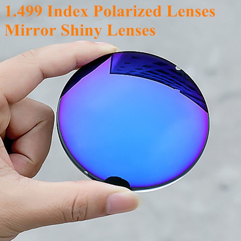 1,499 Index Rezept Sonnenbrille Polarisierte Linsen Spiegel glänzend Sonnenbrille Linsen für Myopie/Hyperopie Anti UVA/UVB Anti Blendung