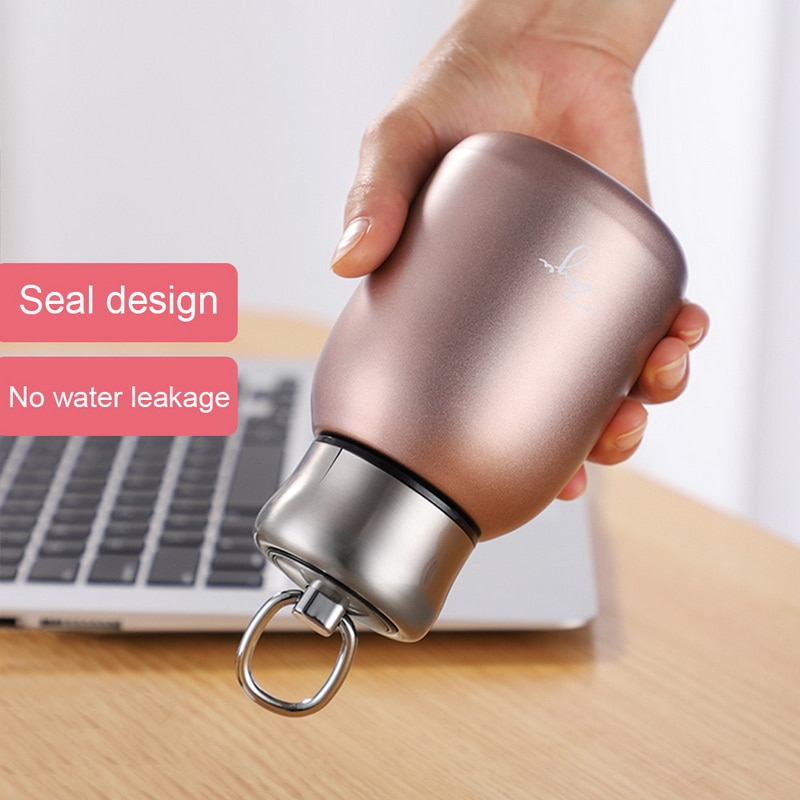 300 ML Mini Kaffee Thermos Nette Edelstahl Thermos Tragbare Reise Wasser Tasse Tasse Kreative Isolierte Thermos