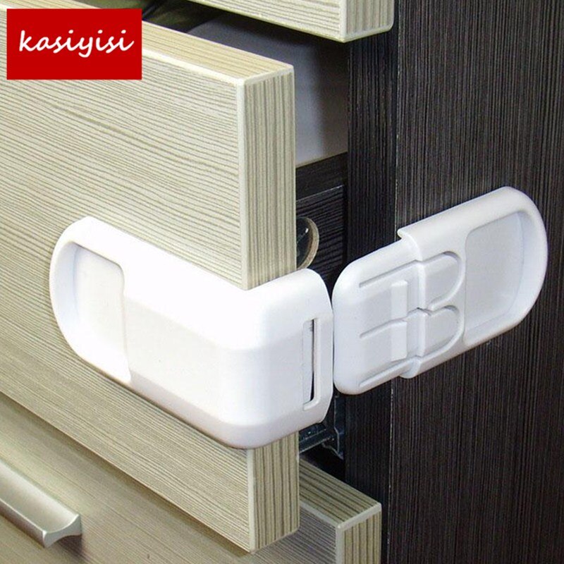 4 teil/los 3 Farbe Baby Sicherheit Multi Funktion Schublade Sperre freundlicher Sicherheit Kühlschrank Schloss freundlicher Kunststoff sperren