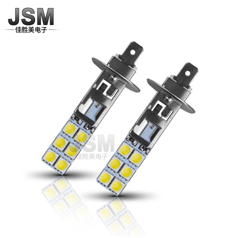 Auto LED H1 nebel lampe Anti nebel lampe h1-12smd-5050 Chip hohe helligkeit nebel lampe Auto acessories 12v LED licht LED nebel glühbirne