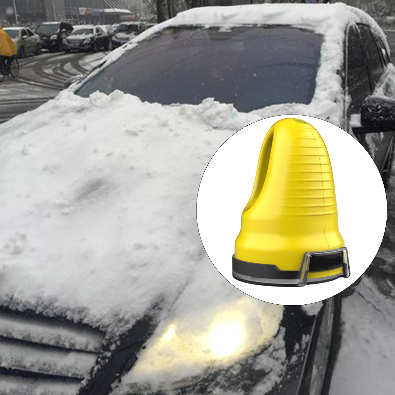 Elektrische Eis Schaber Kratzen Förmigen Trichter Schnee Deicer Kegel Werkzeug Auto Windschutzscheibe Auto Fenster Kegel Winter Winter Auto Auto Fenster