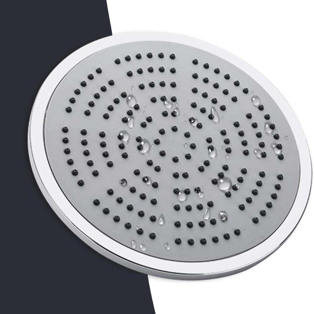 9,5 zoll Regen Dusche Kopf Hochdruck Dusche Kopf sprühen Dusche Kopf Edelstahl Chrom Poliert Runde Dusche Kopf