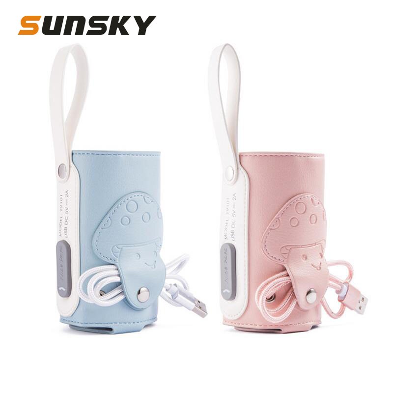 Tragbare Universal- Heizung Satz Pflege Flasche Isolierung Abdeckung Auto USB Ladung Temperatur Milch Flasche Zubringer Heizung Hülse