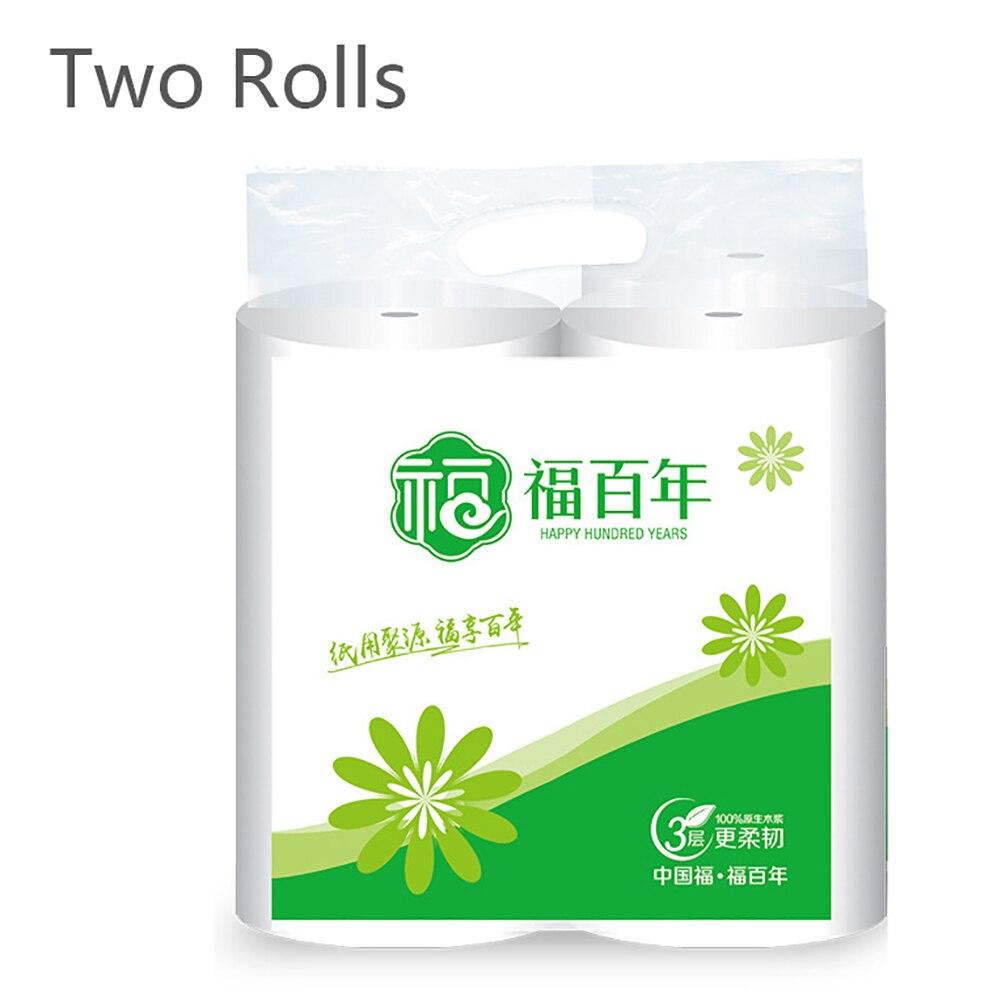 2 Rollen Haushalt Küche Papier Gewebe Papier rollen Haushalt Papier Toilette Papier Bad Gewebe rollen