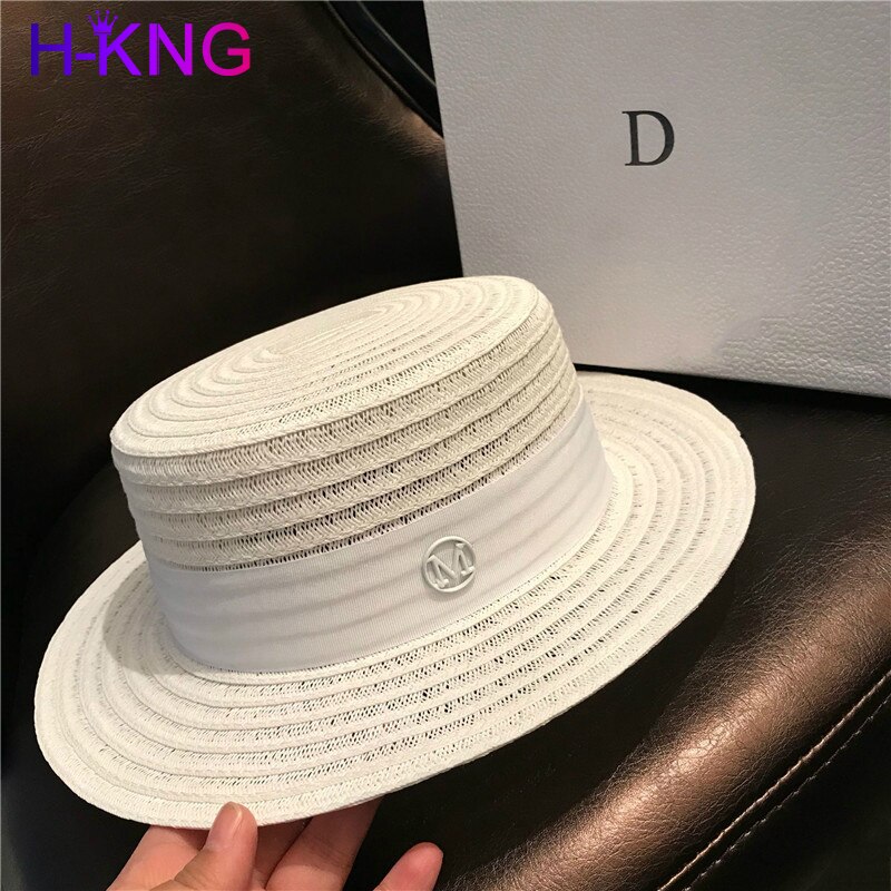 Klassische unisex Stroh Fedora Derby Hütte Breiter Krempe Strand Hütte Sommer Kappe Sonne Hütte für frauen Männer Flache oben Kirche Derby Kappe Paar T