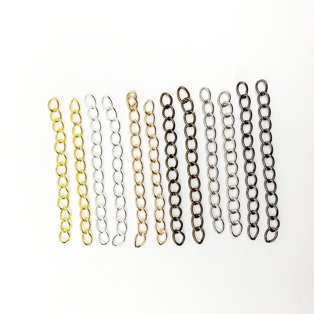 50 stück der erweiterung und erweiterung schmuck kette/halskette, halskette/Armbinde schwanz Verlängerung gefunden DIY schmuck