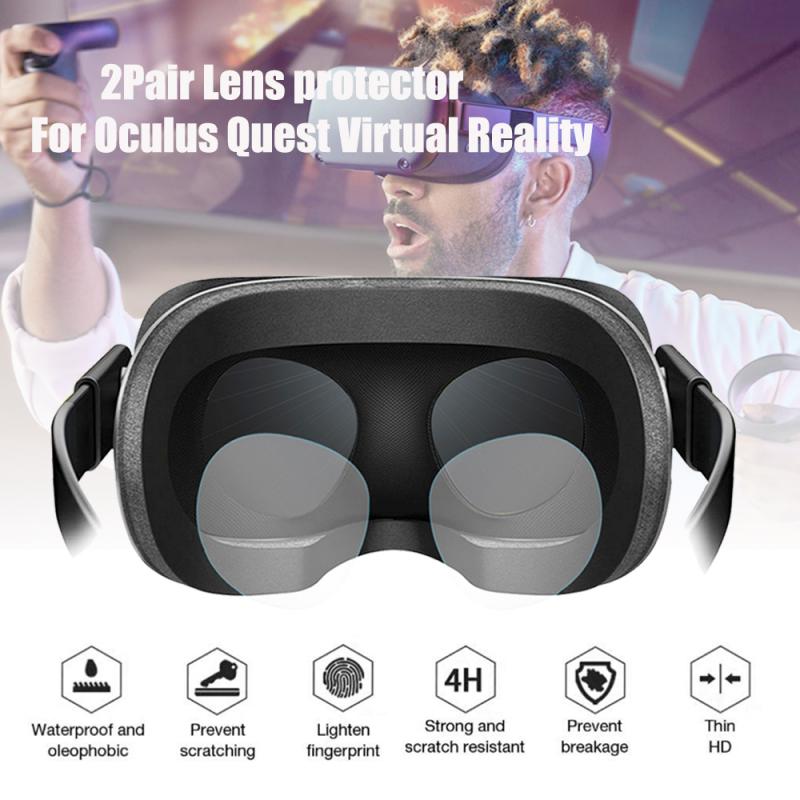 2 paar TPU Weichen Film Schützende haut Objektiv Schutz HD Klar Film für Oculus Suche Oculus Riss S Oculus Gehen