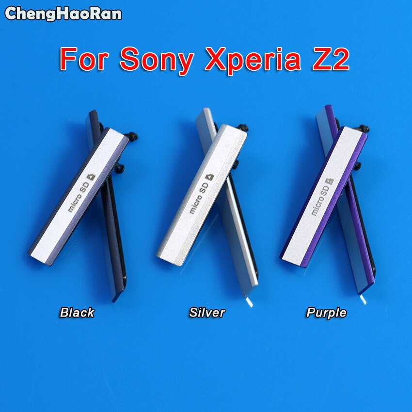 ChengHaoRan Mikro SD USB + SIM Karte Slot Staub Stecker Abdeckung Ladung Hafen für Sony Xperia Z2 D6503 L50W D6502 d6543 Staub Abdeckung