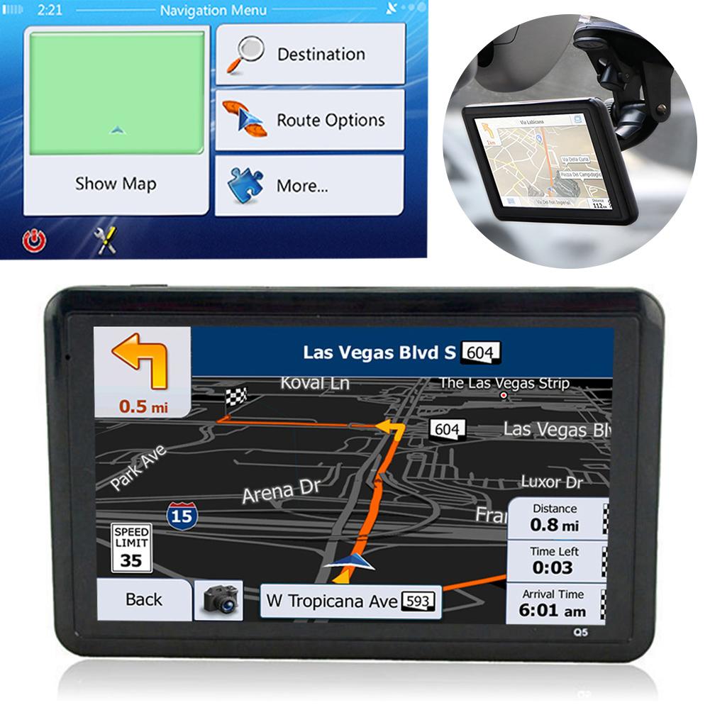 5,0 zoll HD Auto GPS Navigation Touchscreen USB Ladung FM Absender Navigatoren FM MP3/MP4 Spieler GPS Gerät unterstützung Russland
