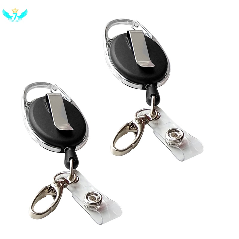 Abzeichen Spule Versenkbare Schlüssel Kette 1 Stück Schlüssel fob Erweiterbar Abzeichen Spule Keychain Spule HTML