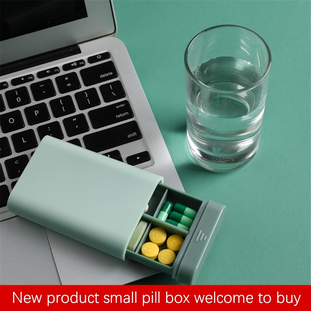 Neue tragbare versiegelt feuchtigkeit-beweis medizin Kasten reise wöchentlich medizin kapsel Tablette Container Kasten medizin lagerung Kasten