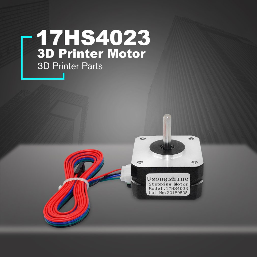 Nema17 17HS4023 für Ti-bräunen Extruder 4-blei Nema 17 22mm 42 Motor- 0,7 EINE 12V 14N.cm 3D Drucker Motor- Für 3D Drucker Teile